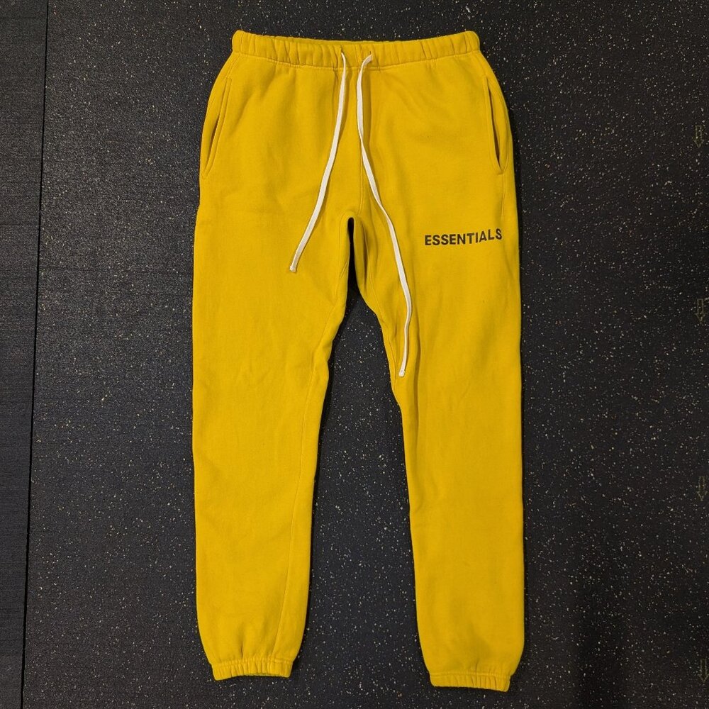 Fog Essentials Sweatpants Yellow Size Small